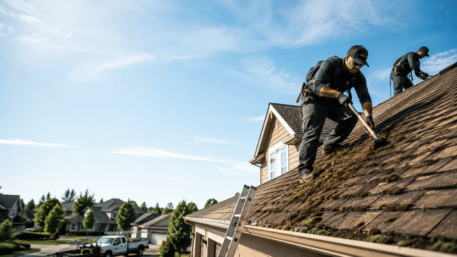 Roof Moss Removal in Rapid River, MI near me